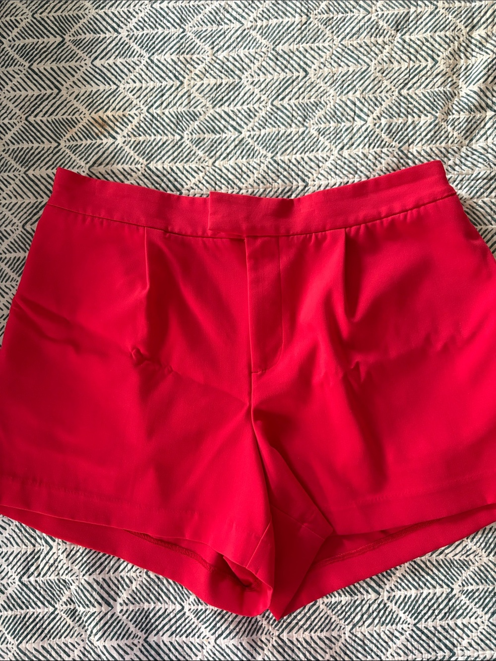 a new day Bright Red High-Waist Tailored Women's Shorts